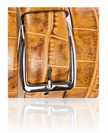 Ремень Унисекс 3029/35/Croco.Tortora